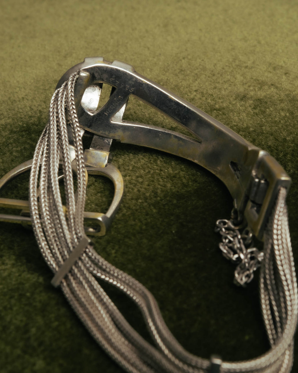 -SPECIAL- “HERMÈS” 70’s-90’s Étrier multi chain bracelet