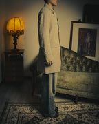 -SPECIAL- “Maison Martin Margiela” 2014SS raw-edge linen tailored jacket
