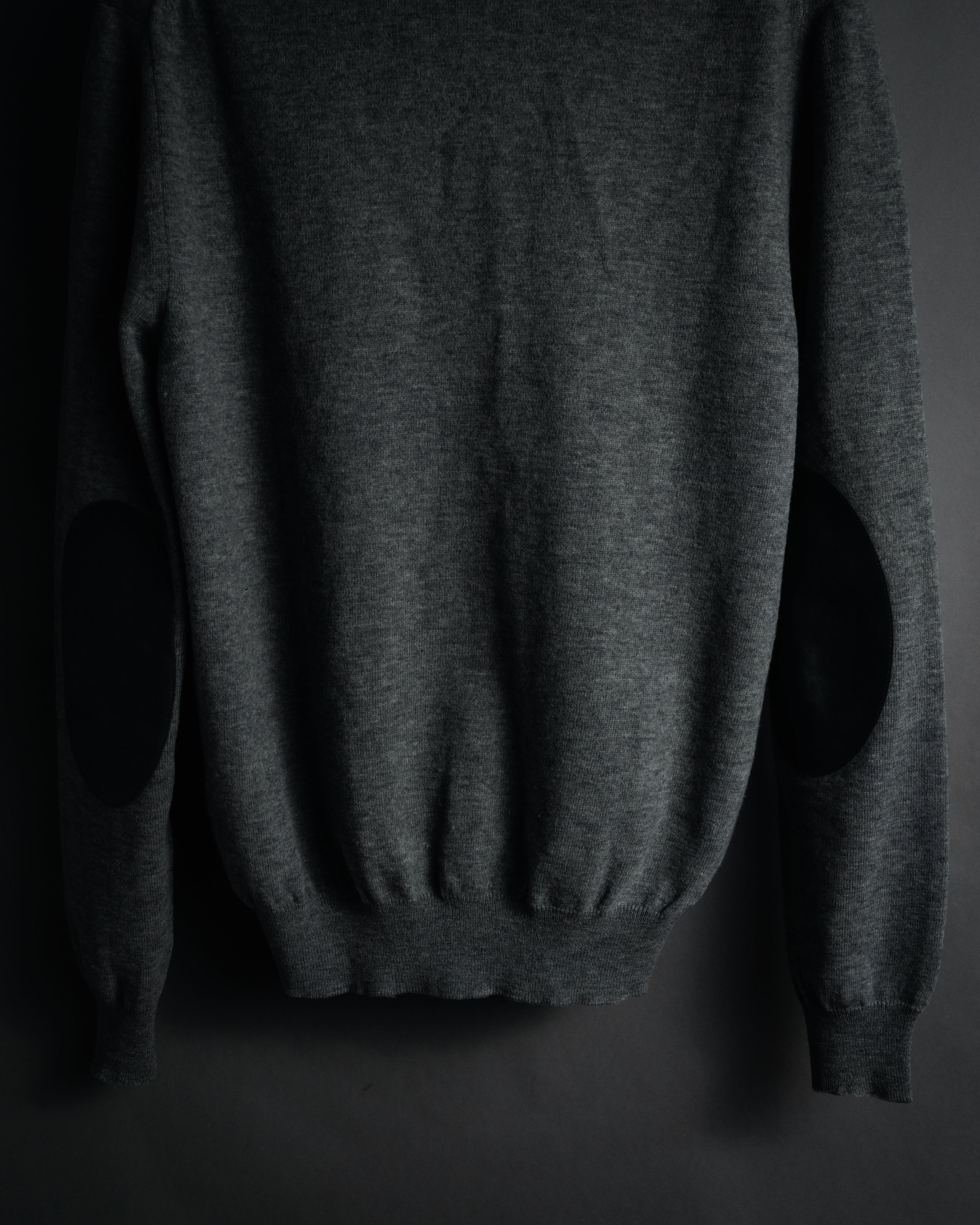 “MARTIN MARGIELA 14” 00’s Elbow patch wool cardigan