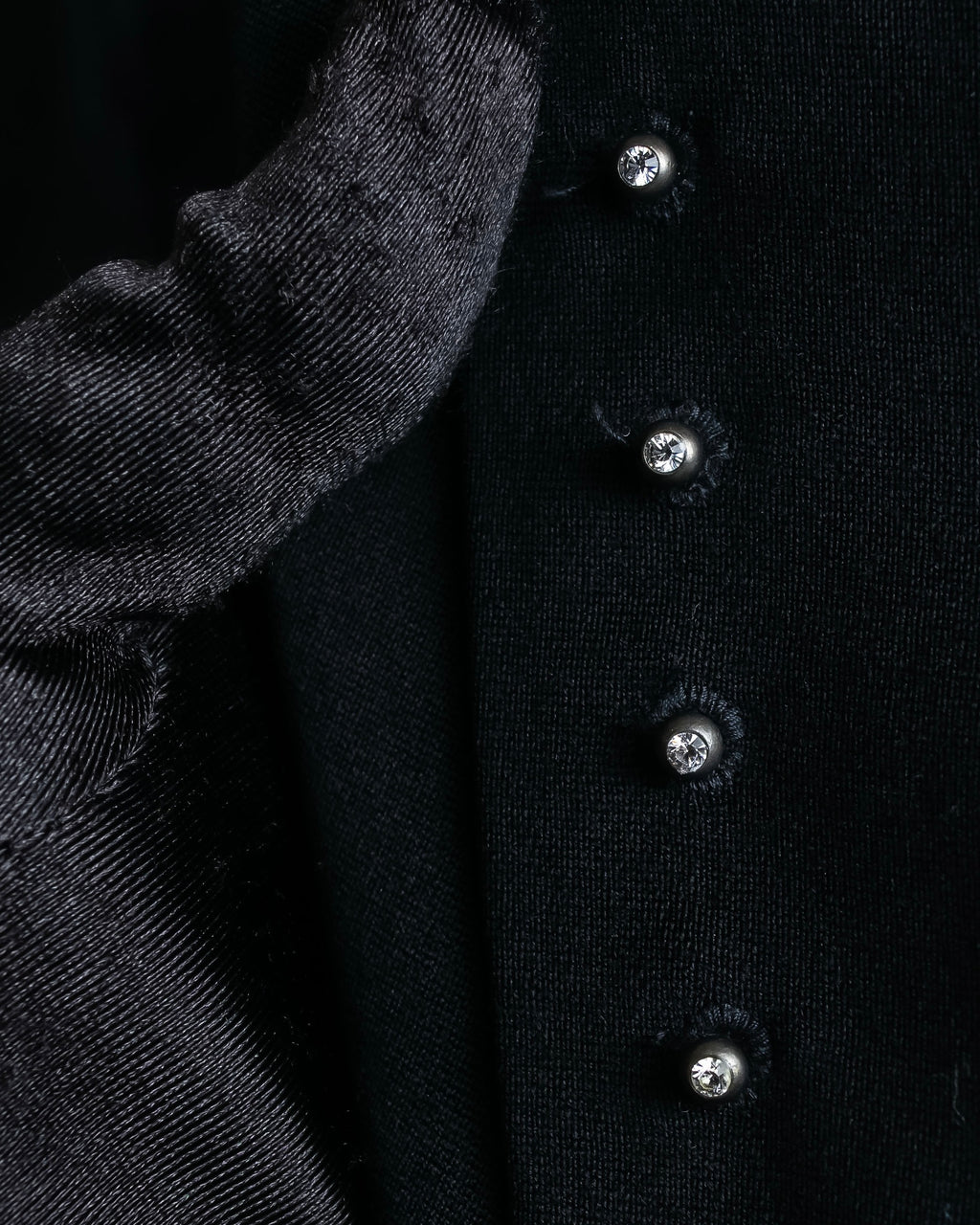 "JEAN PAUL GAULTIER FEMME" Swarovski design structured tailored jacket