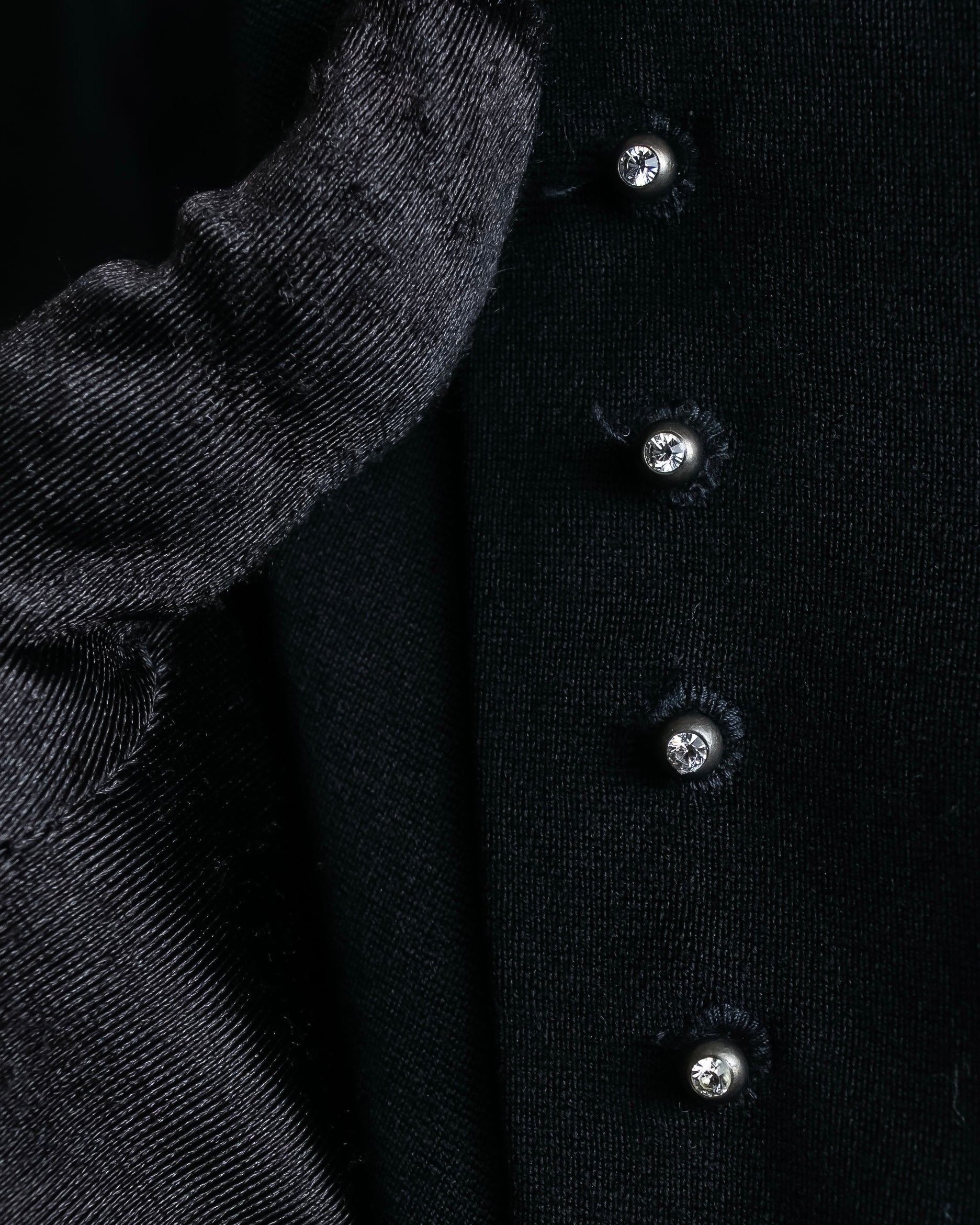 "JEAN PAUL GAULTIER FEMME" Swarovski design structured tailored jacket