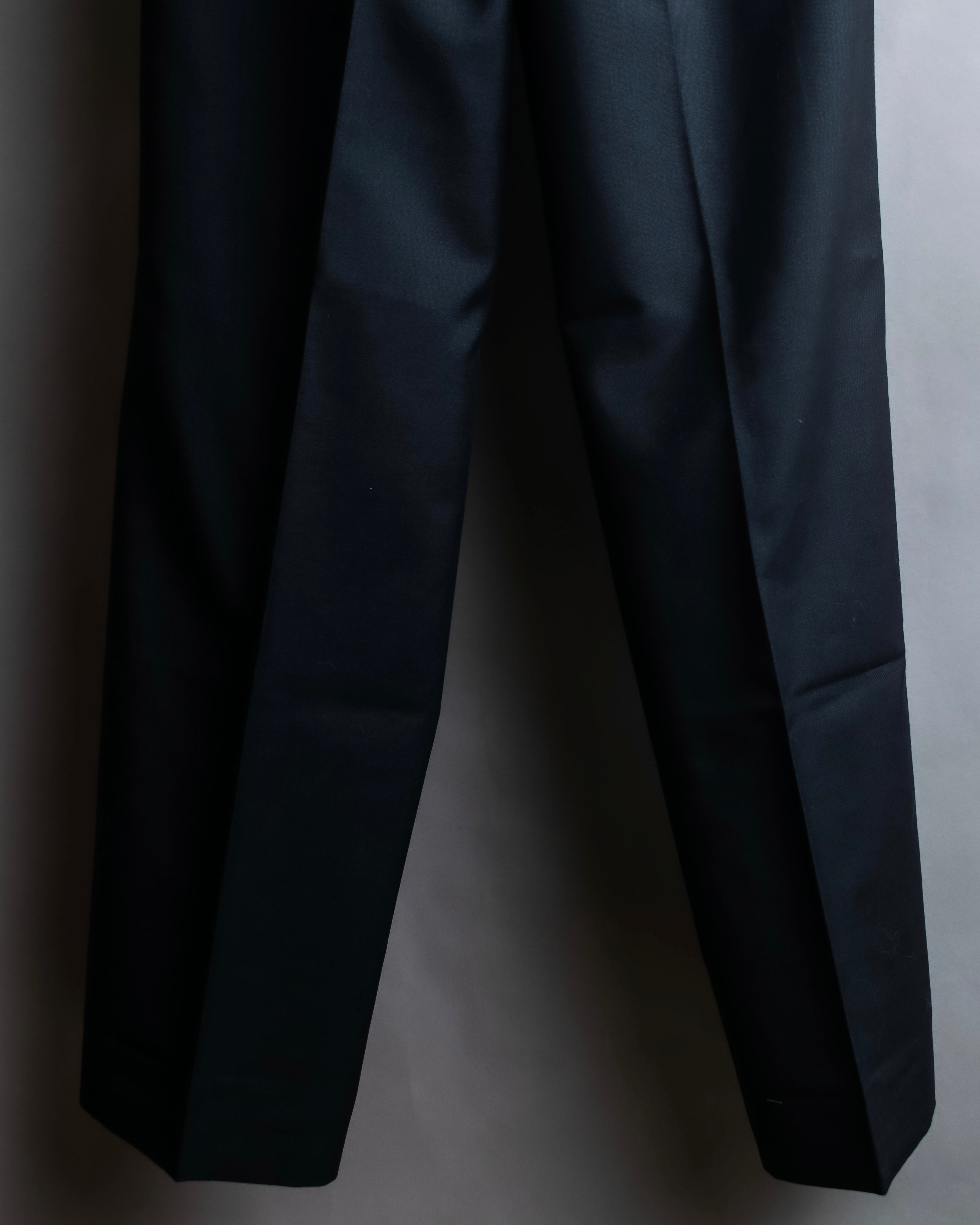 "Christian Dior" Mohair blend straight silhouette slacks