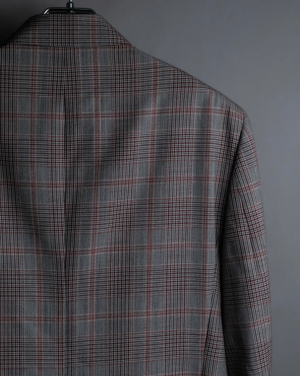 "Calvin Klein" Glen check oversized double breasted jacket