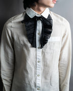 "LOUIS VUITTON" Ribbon frill design regular collar shirt