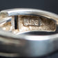 "JEAN PAUL GAULTIER" Logo engraved silver 925 ring