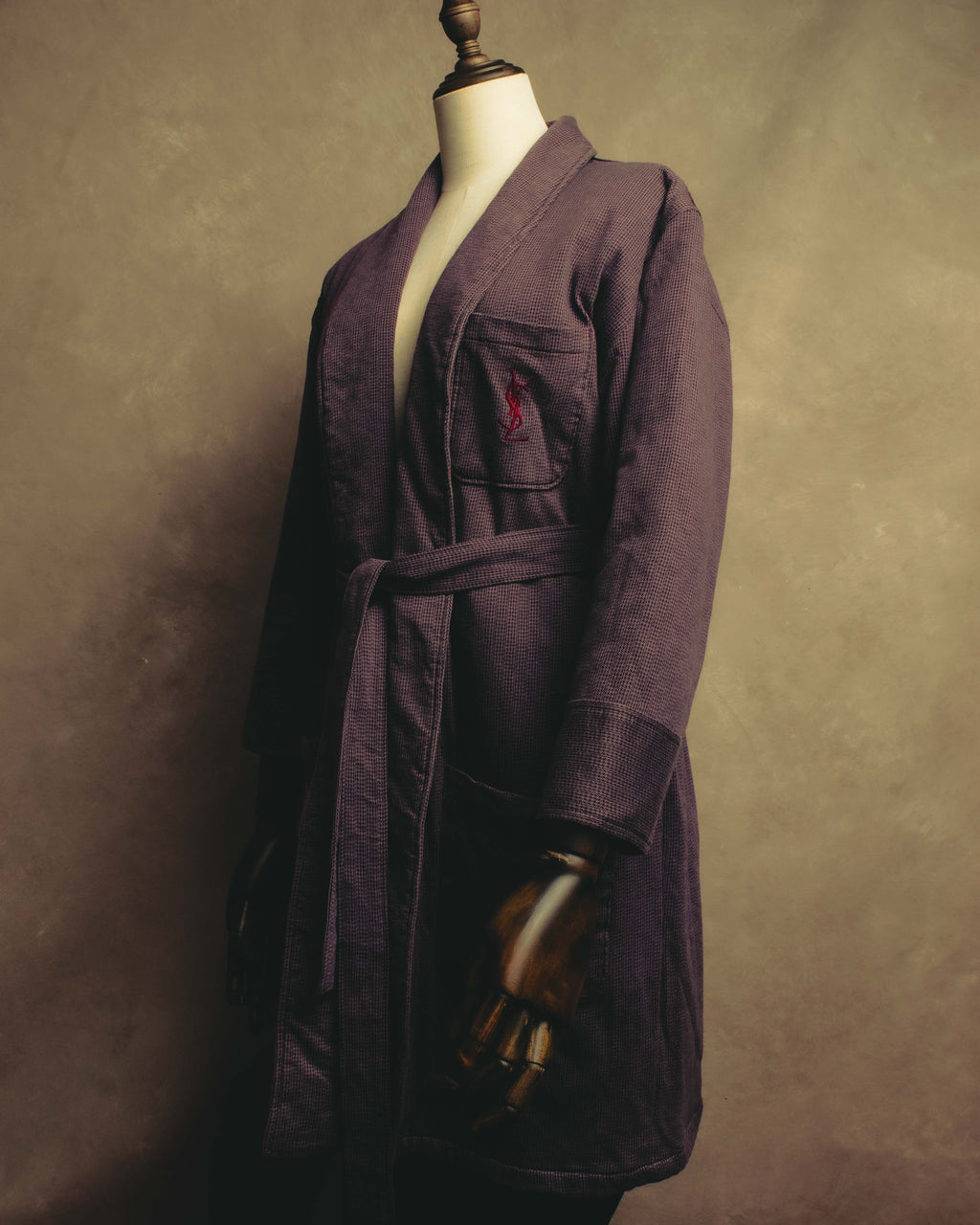 "Yves Saint Laurent" 90's-00's Quilted dressing gown