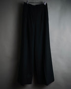 “FENDI” 90’s-00’s Sculpted V-back wide-leg trousers