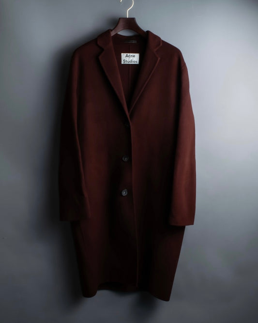 "Acne Studios" beautiful silhouette long chester coat
