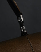 "PRADA" 90’s-00’s Minimalist embossed logo accordion bag