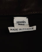 –SPECIAL– "HERMES"
00’s Transformable leather-trim viscose shirt