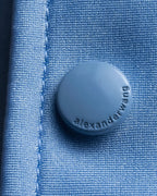 "ALEXANDER WANG" Three-dimensional cut design light blue shirt
