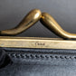 "Chloe" Horizontal design bicolor one handle leather purse bag