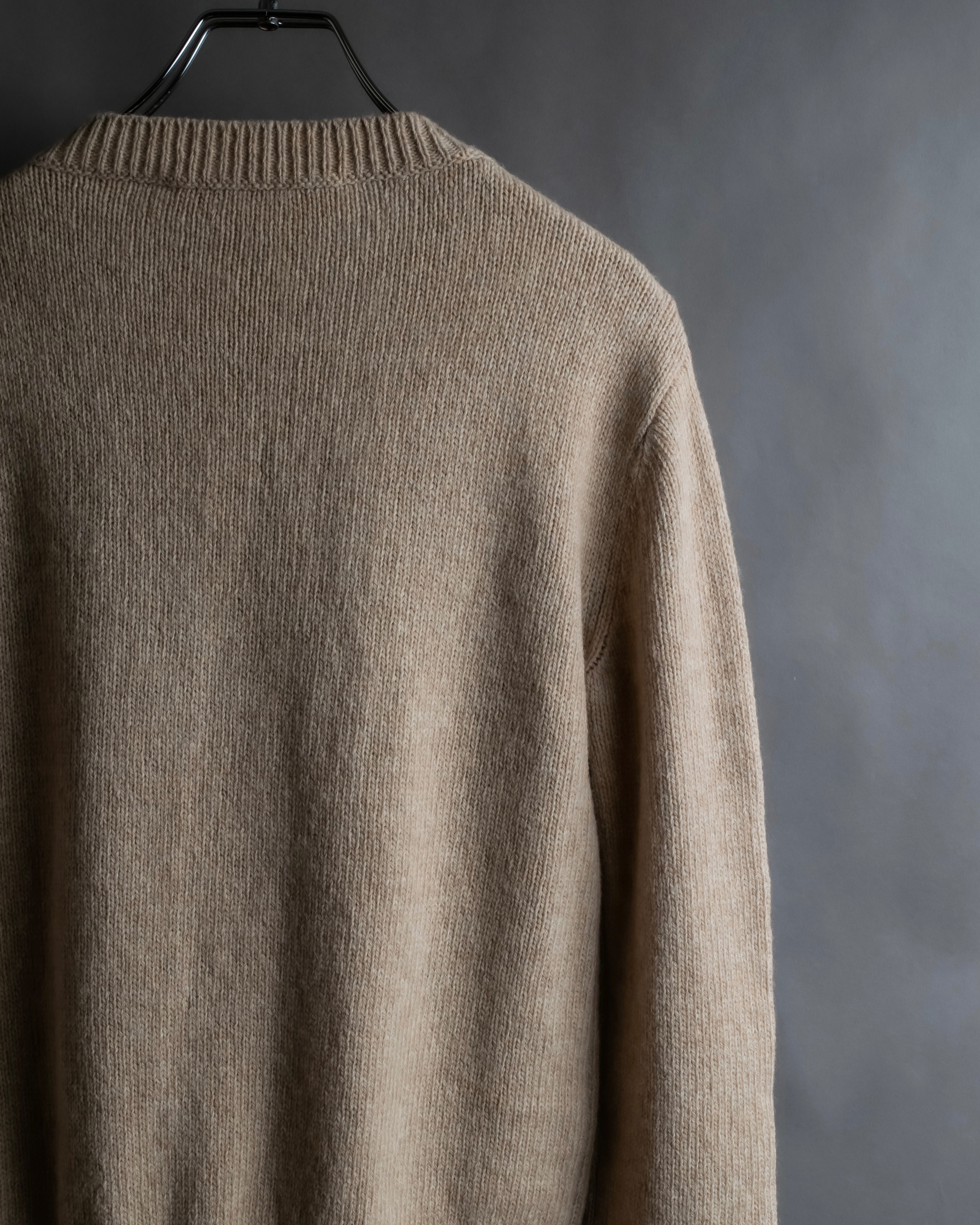 "MARNI" Logo shaggy design oversized knit