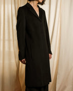 "FENDI" 00's-10's Karl Lagerfeld design shaped long coat