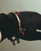 "Jean Paul Gaultier" 90's-00's Sculptural red bead bangle