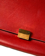 CÉLINE by Phoebe Philo
/ "Trapeze Medium" Hand Bag Red