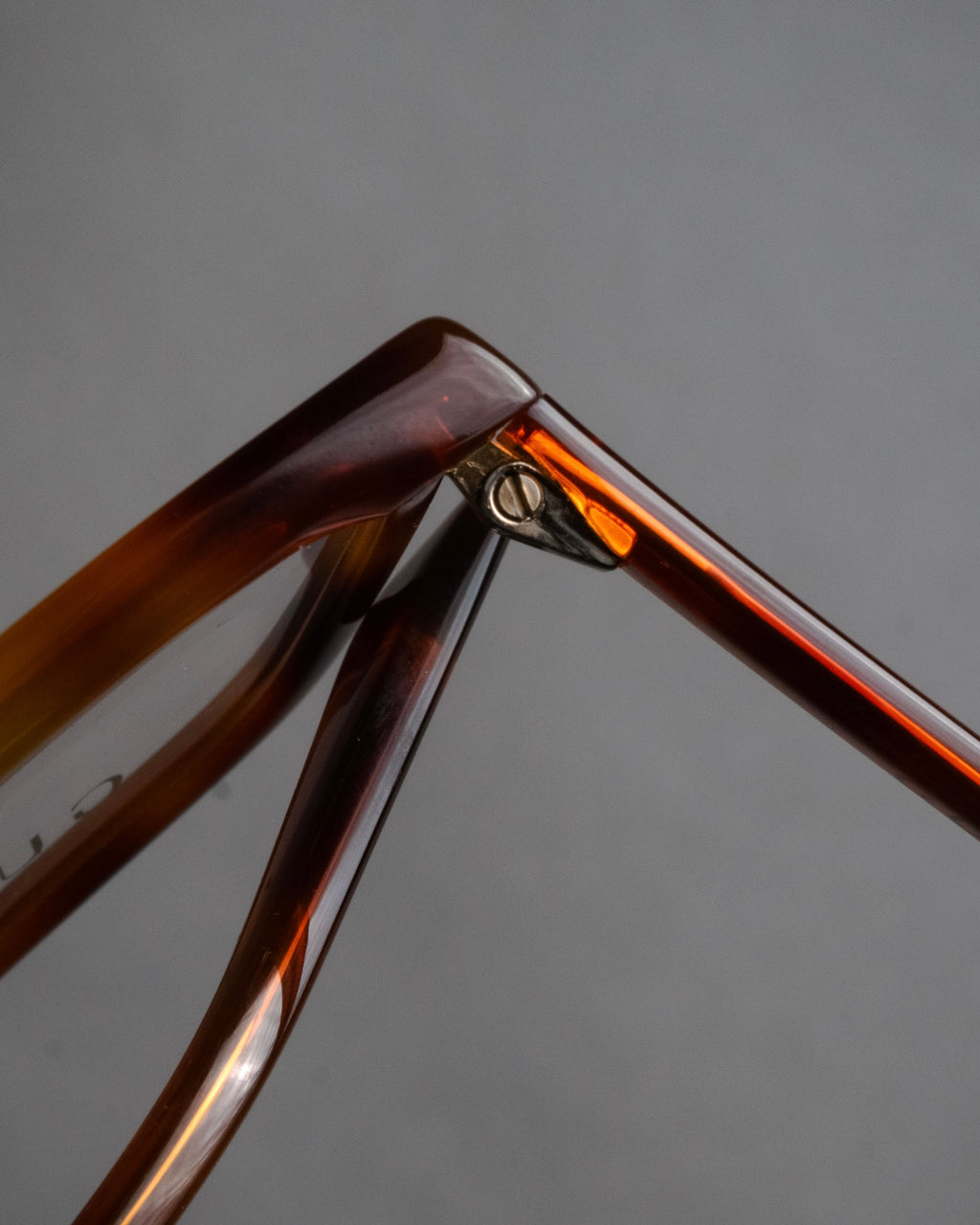 “GUCCI” 2017-2022 Bee motif havana eyeglasses