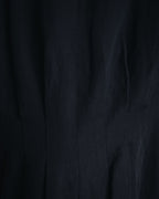 "GIORGIO ARMANI" Early 90s rayon linen asymmetric gilet