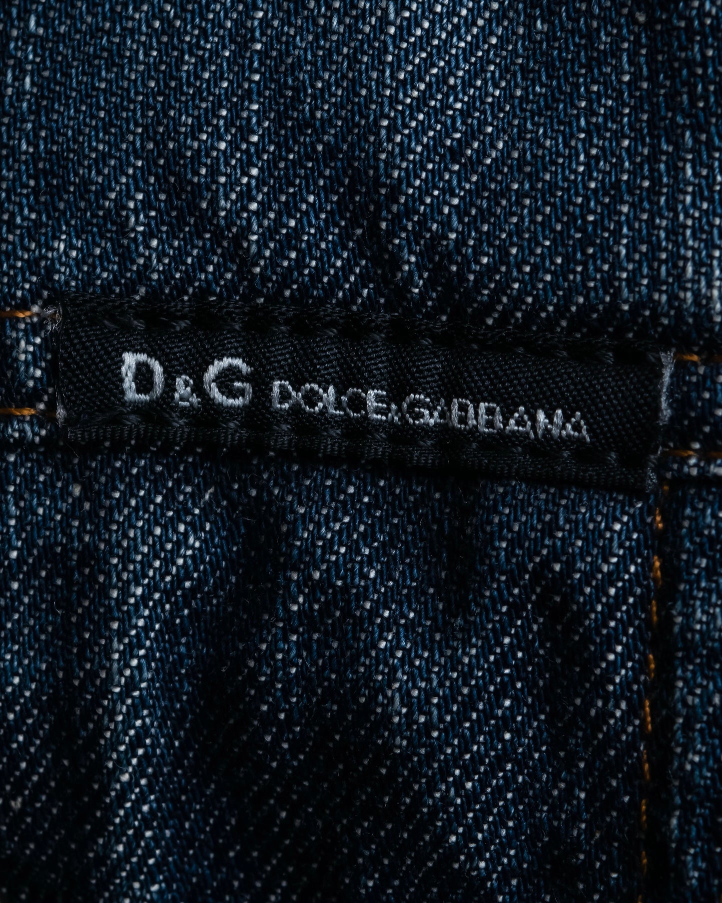 "Dolce & Gabbana" Cutting stitch detail denim jacket