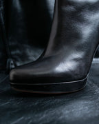 "PRADA" Shirred mode stylelong boots