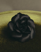 "CHANEL" 80's-early 90's Sculptural camellia brooch