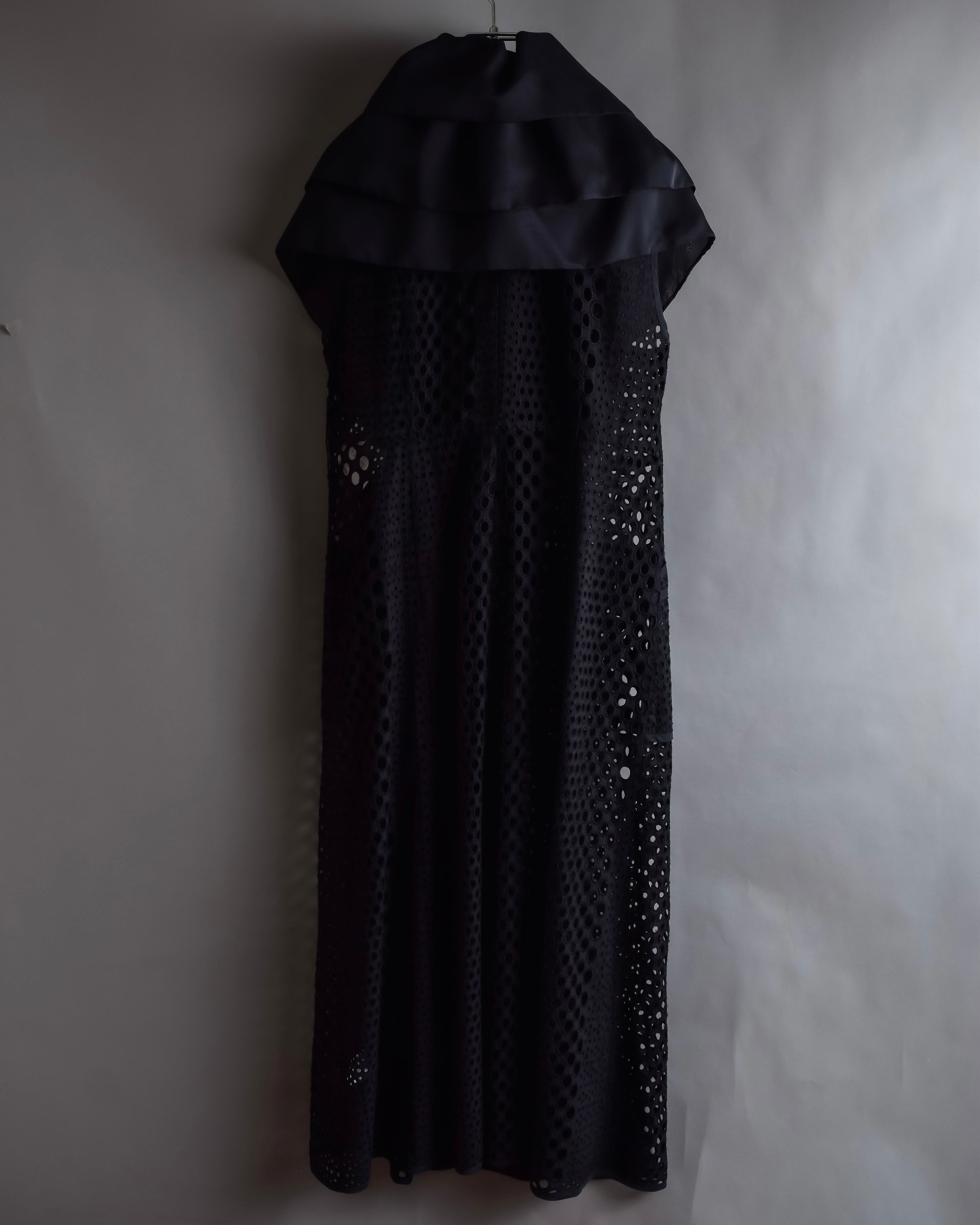 "NOKO OHNO" Layered organza frill embroidered dress