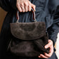 "BOTTEGA VENETA" Suede look tortoiseshell handle 2way bag