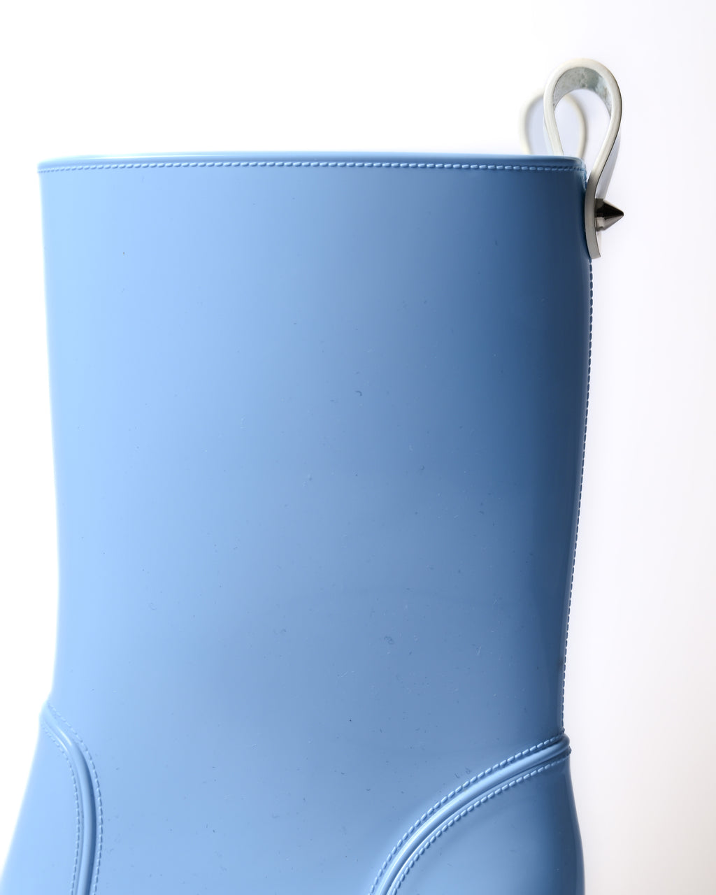 Christian Louboutin/ 70 High Heel PVC Rain Boots Sky Blue