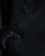 "Marc Jacobs" A soft flowing flared silhouette long coat