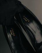 “GUCCI” 90’s-00’s Horsebit open toe pumps