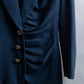 "Christian Dior" Asymmetrical gathered design tailored jacket