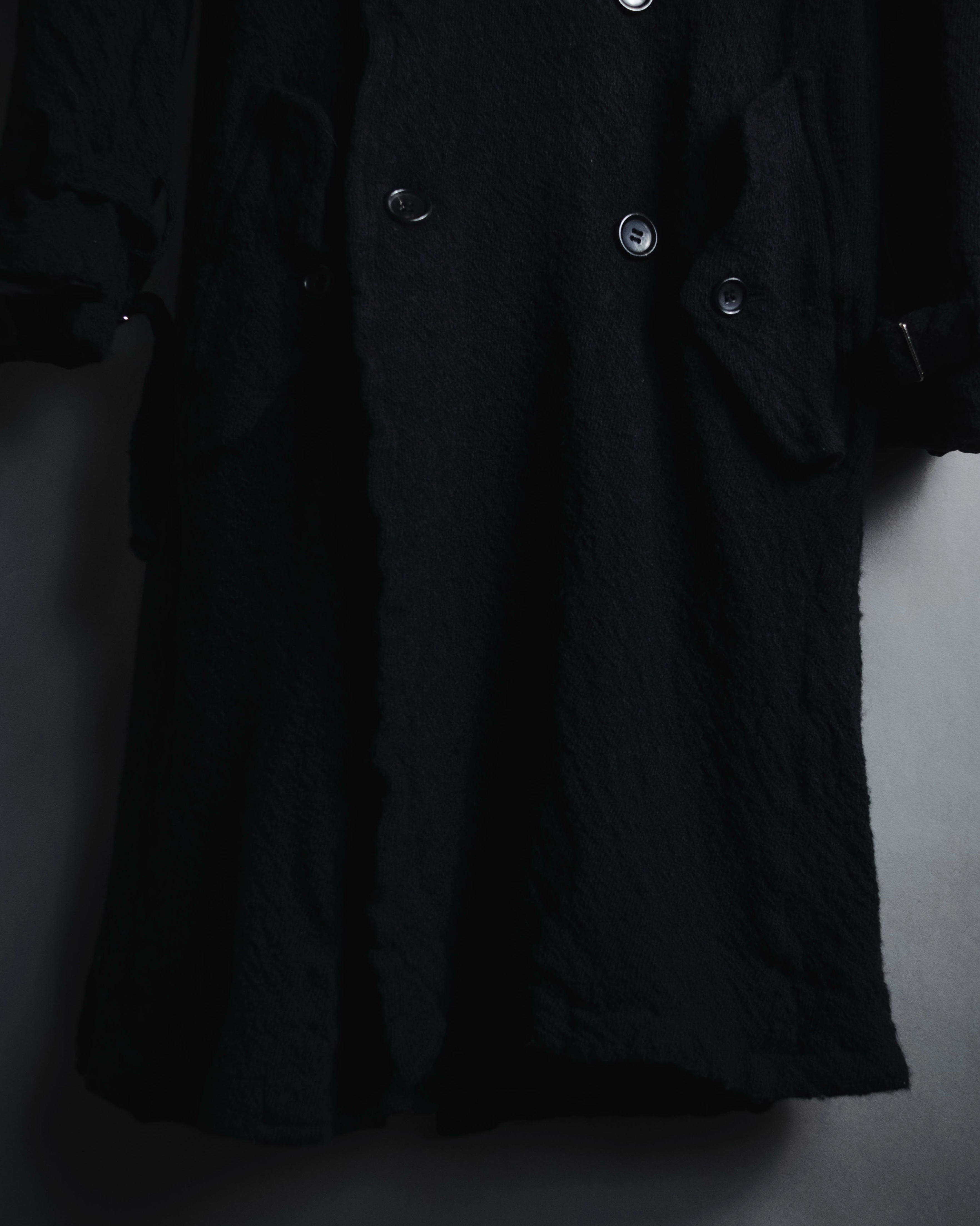 "tricot COMME des GARÇONS" 2007AW shrunk wool trench coat