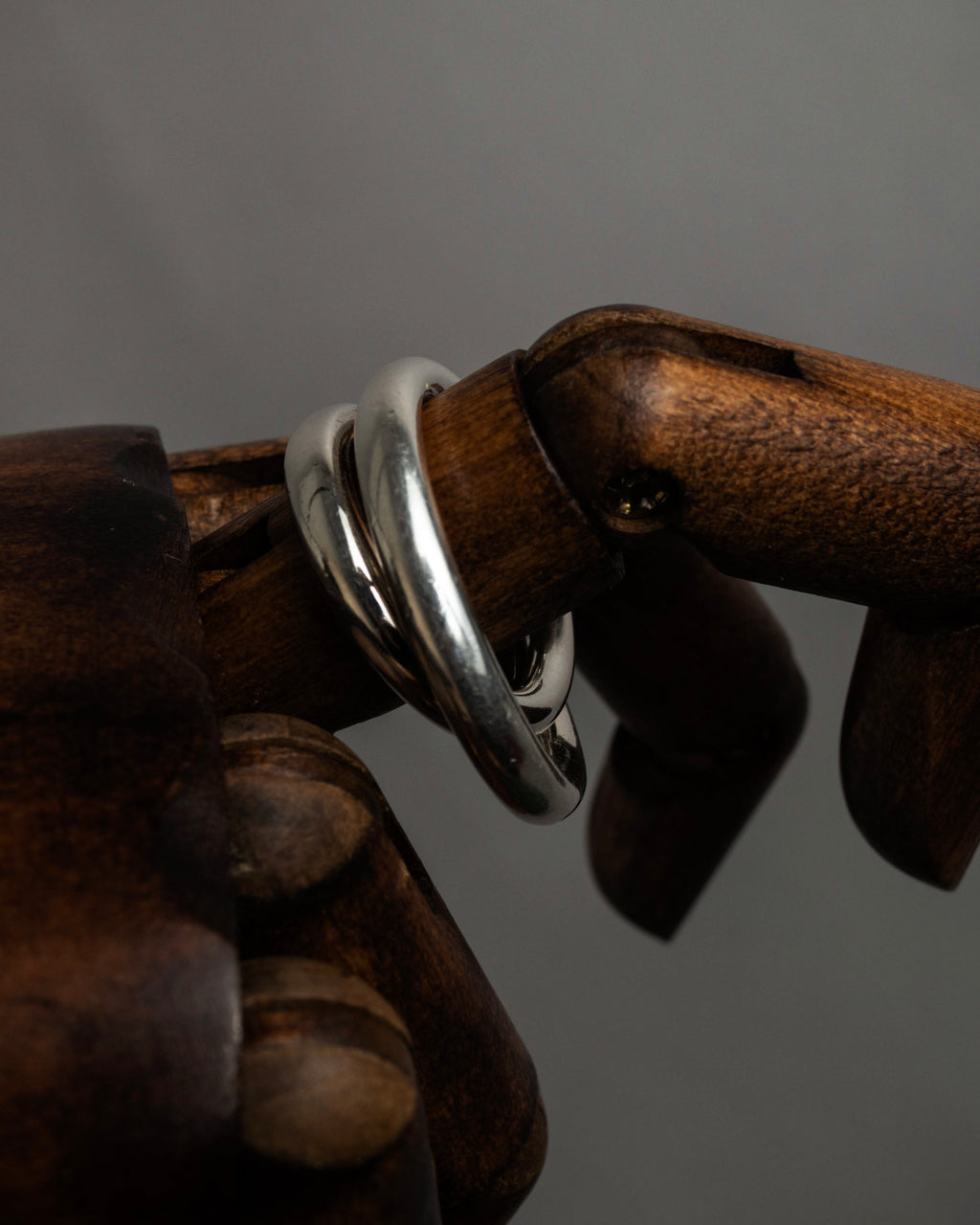 "HERMES" Vertige polished silver 925 ring