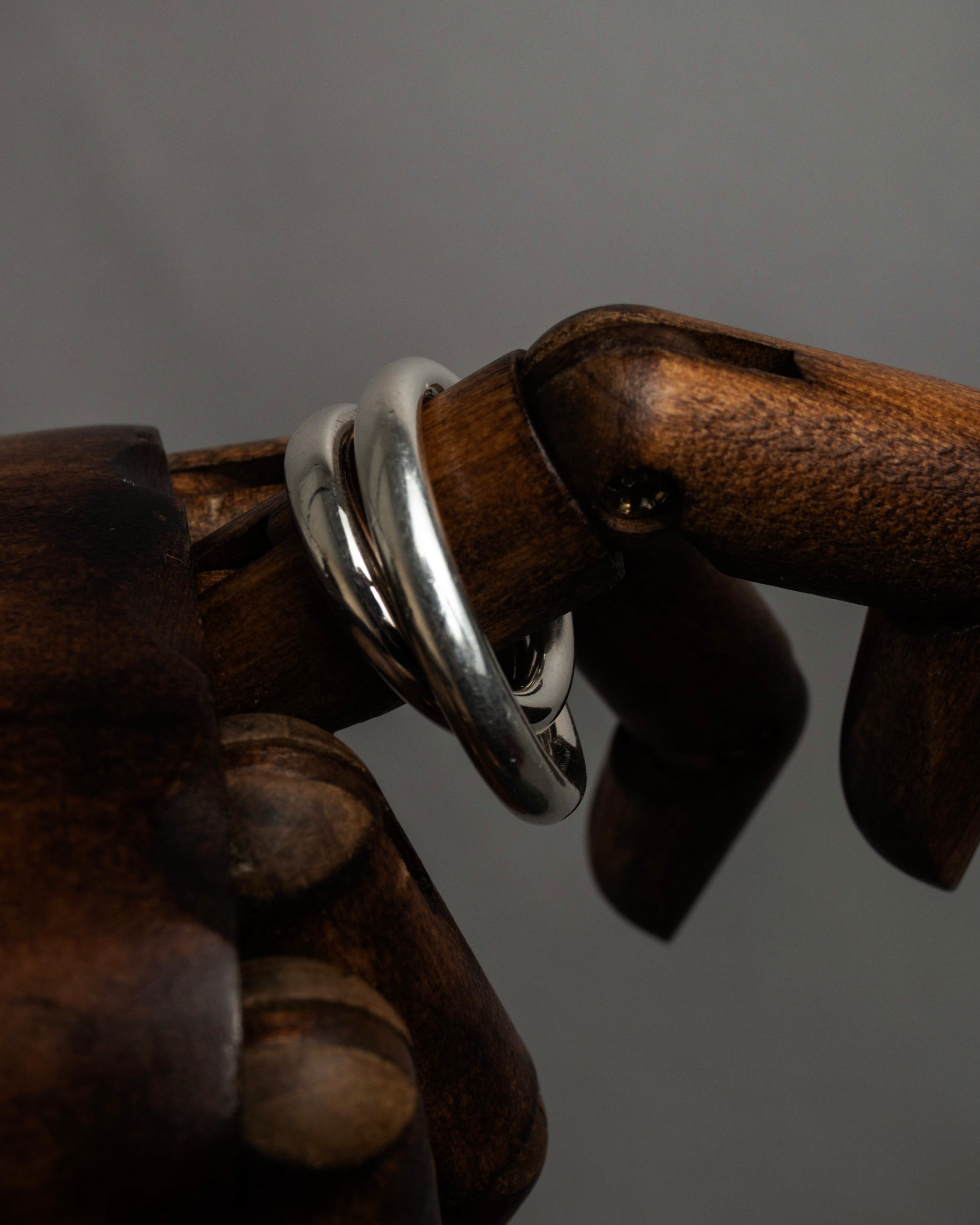 "HERMES" Vertige polished silver 925 ring