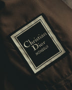 –SPECIAL– "Christian Dior" 80's-90's Classically tailored wool two-piece suit