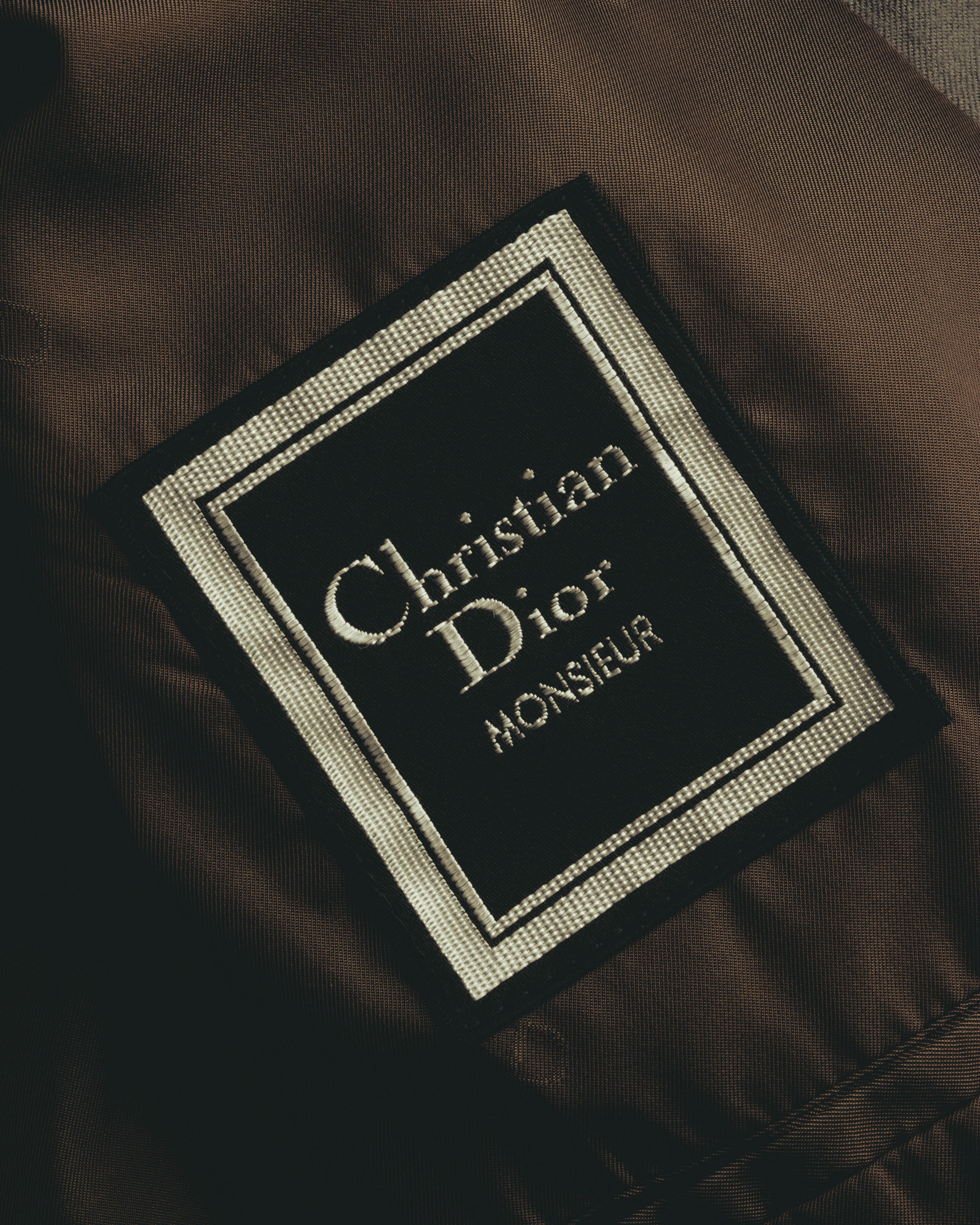 –SPECIAL– "Christian Dior" 80's-90's Classically tailored wool two-piece suit