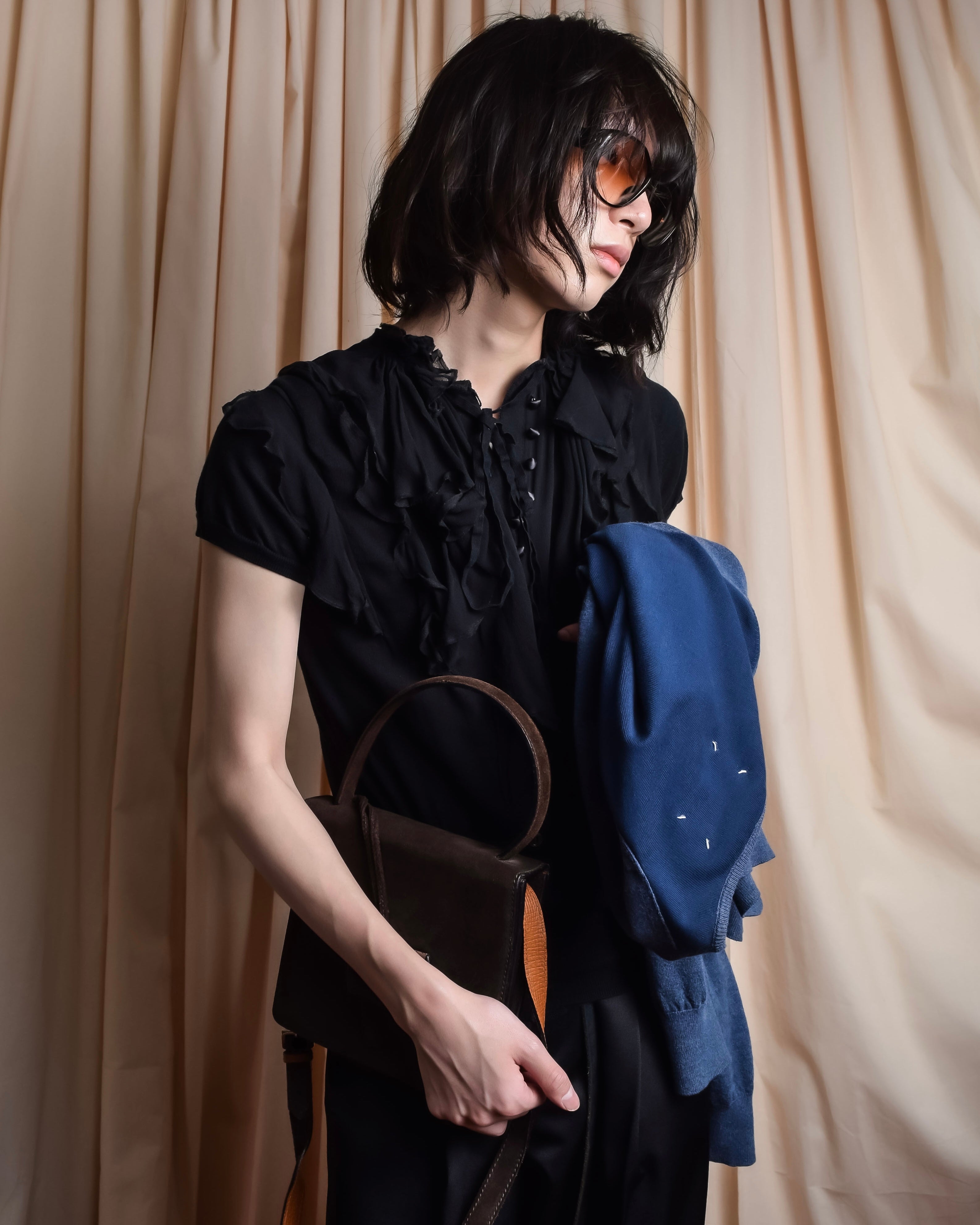 "sacai luck" Layered tulle tunic tops