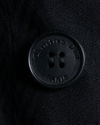 “Christian Dior” 90’s sculpted herringbone chester coat