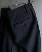 "GIORGIO ARMANI" Beautiful drape navy wool set up