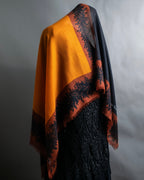 "Christian Dior" Botanical print large stole