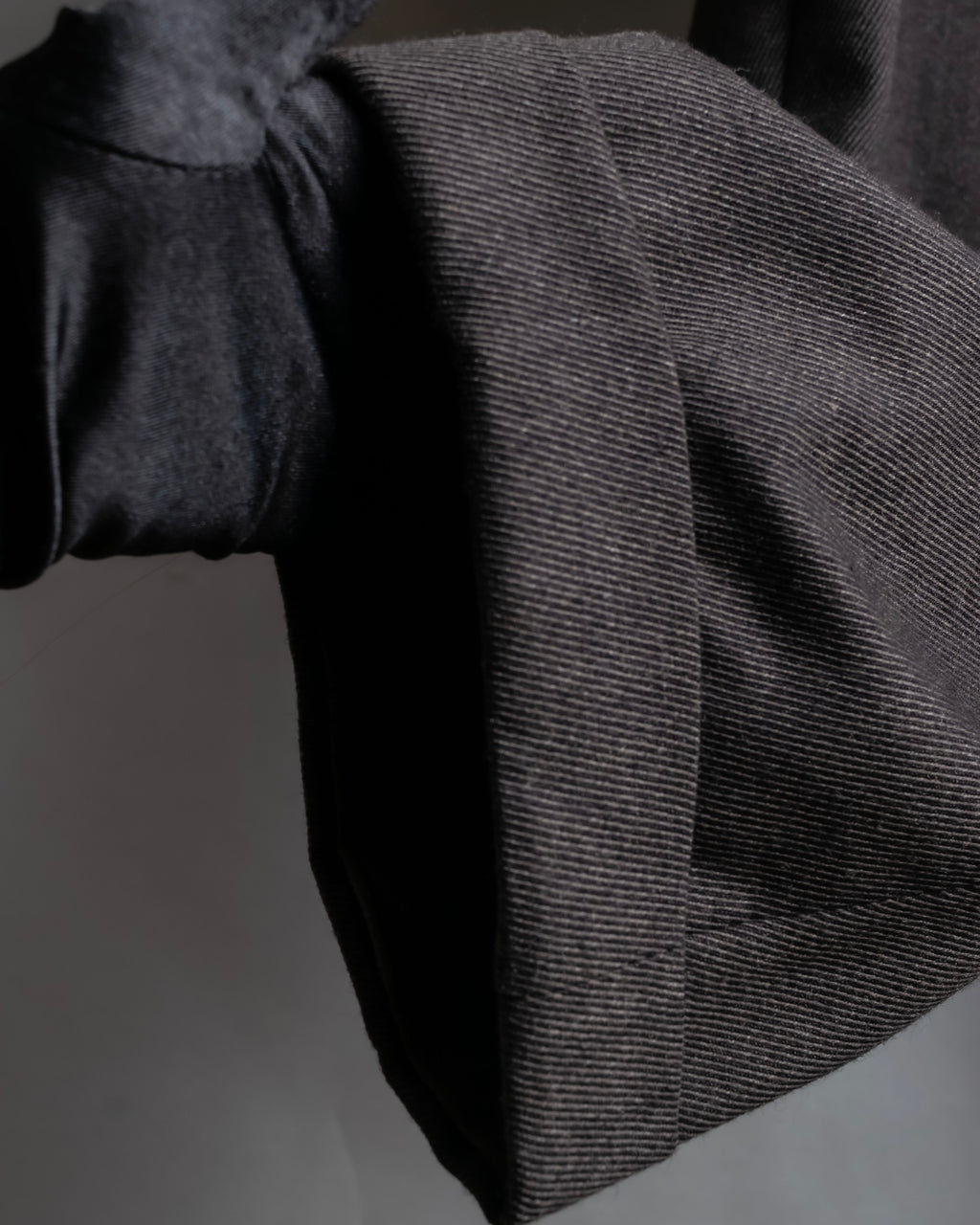 "Vintage wide tapered double-finished slacks"