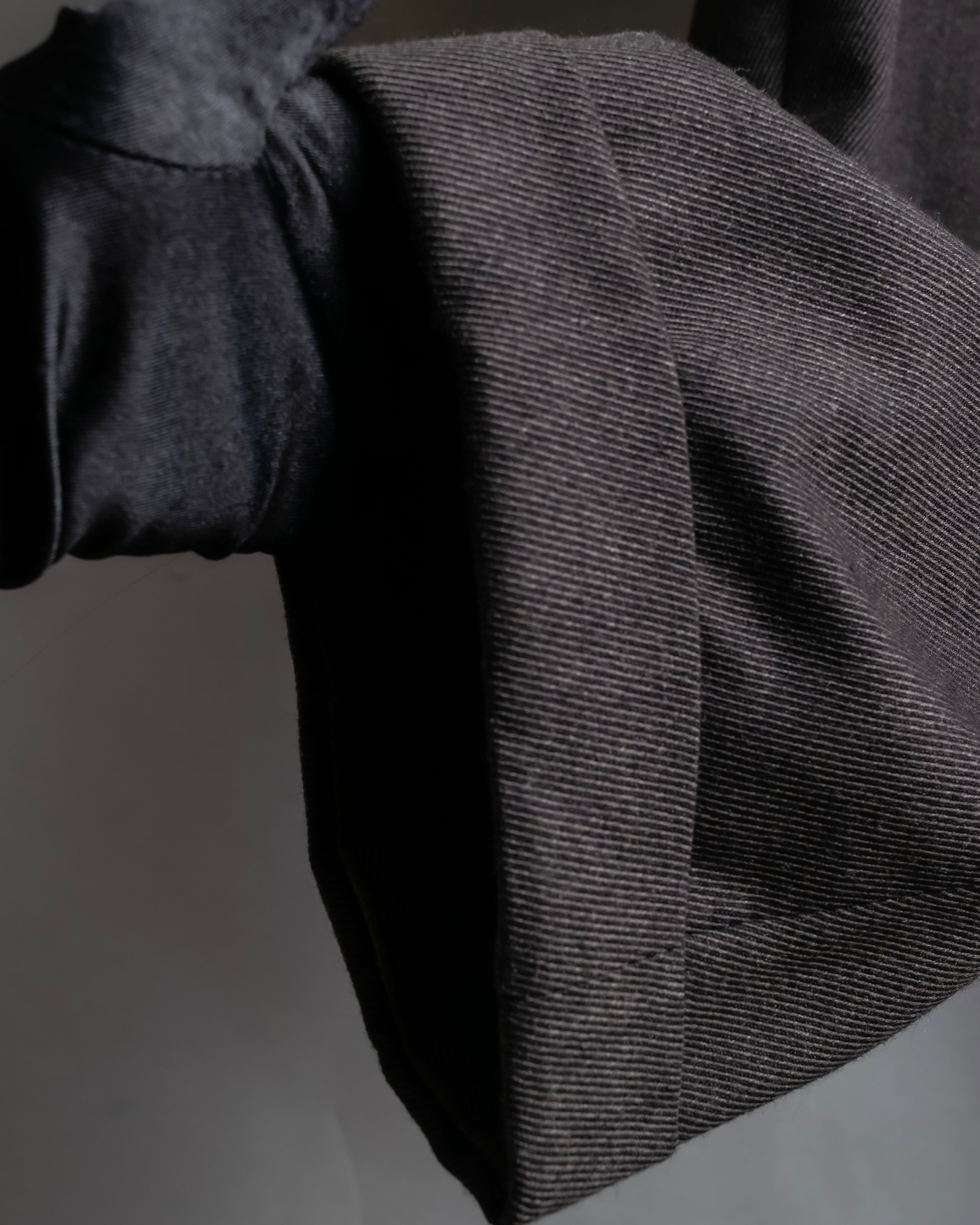 "Vintage wide tapered double-finished slacks"