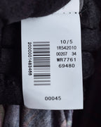 "John Galliano" Layered oriental check pattern pullover