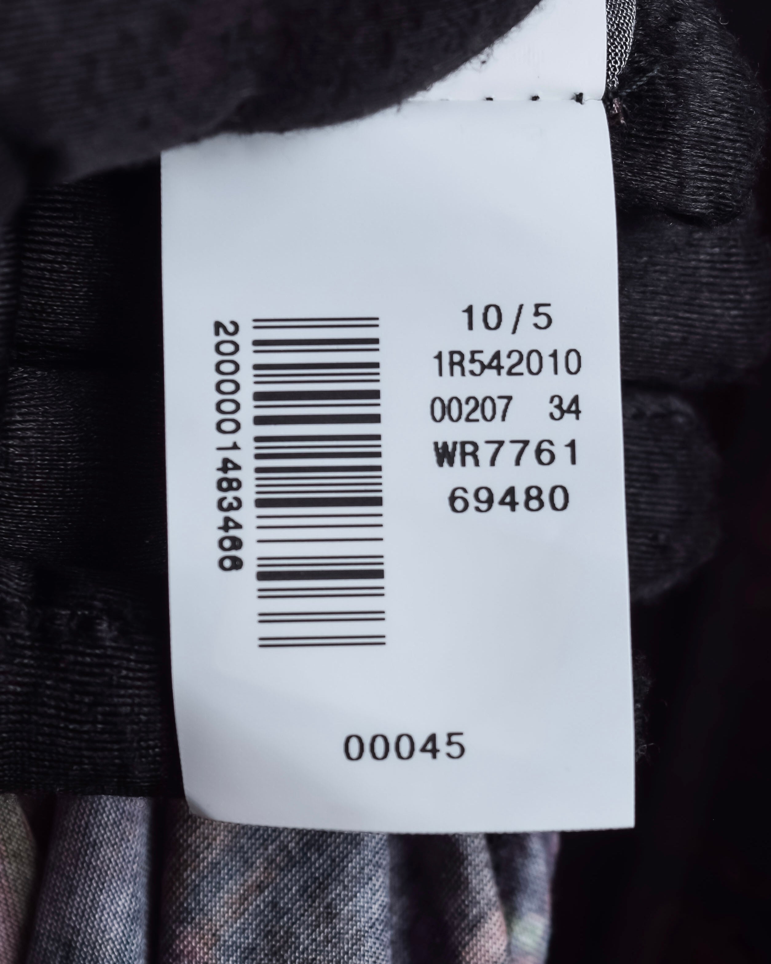 "John Galliano" Layered oriental check pattern pullover