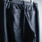 "CHANEL" 100% wool wide tapered slacks