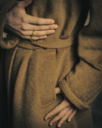 -SPECIAL- “Max Mara” 90’s-00’s Angora blend belted wrap coat