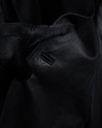 "HUGO BOSS" Oversized calf leather tailored jacket