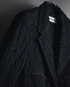 "ISSEY MIYAKE" 98SS Cotton shrunken tailored jacket