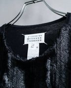 "MAISON MARGIELA"
Fur docking high gauge knit