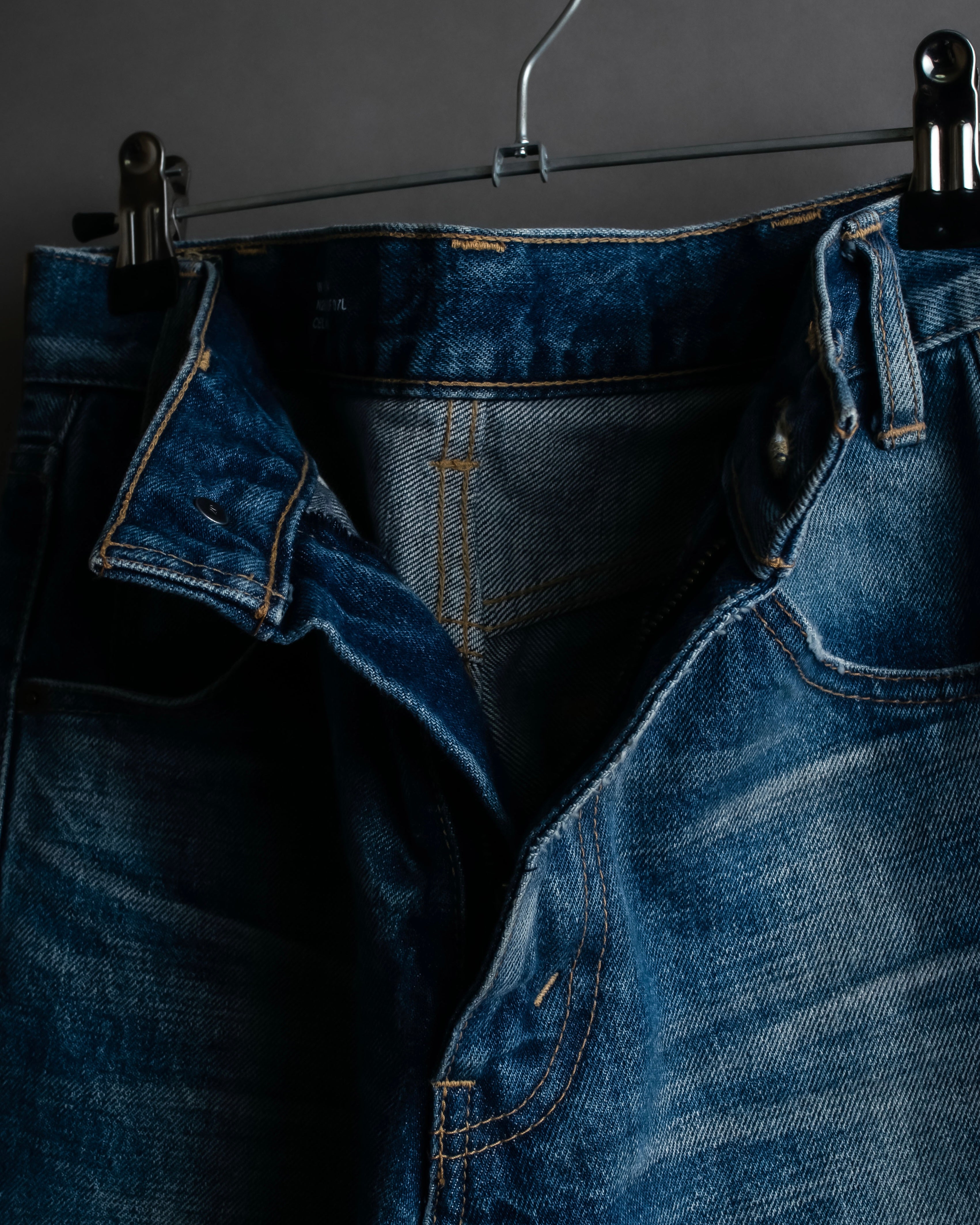 "CELINE" Stonewash design straight denim